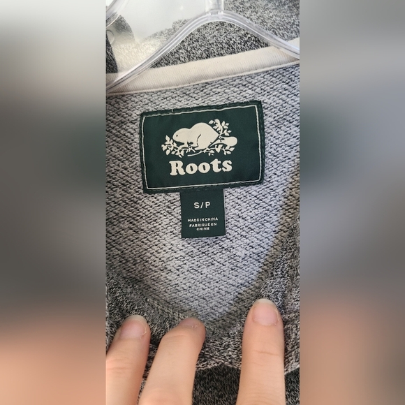 Roots Hoodie - Salt and Pepper  - size S - Picture 7 of 10